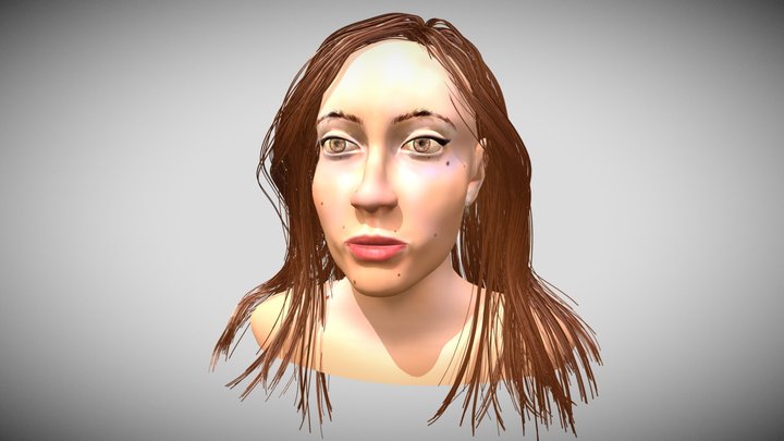 Kat's Head 3D Model