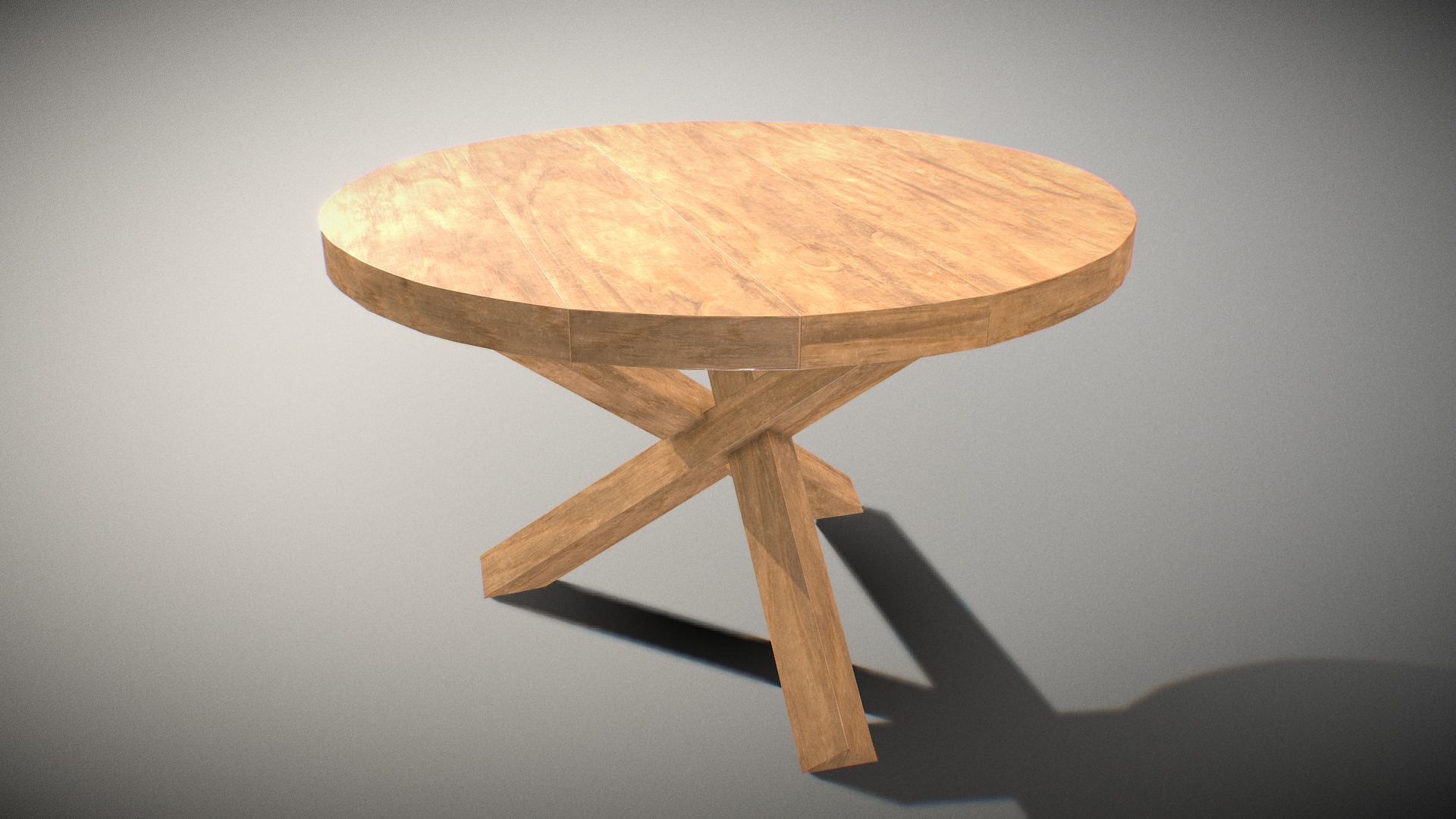 3D model Table wooden - This is a 3D model of the Table wooden. The 3D model is about a wooden table on a white background.