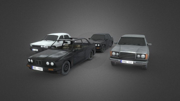 Car Pack 1 3D Model