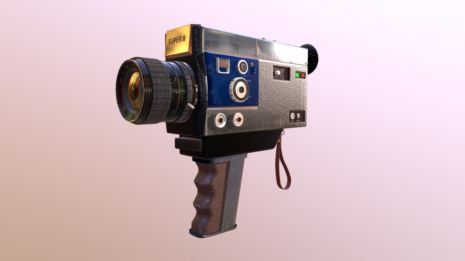 Super 8mm Camera - 3D model by erffan (@erffanswork) [6d61013] - Sketchfab