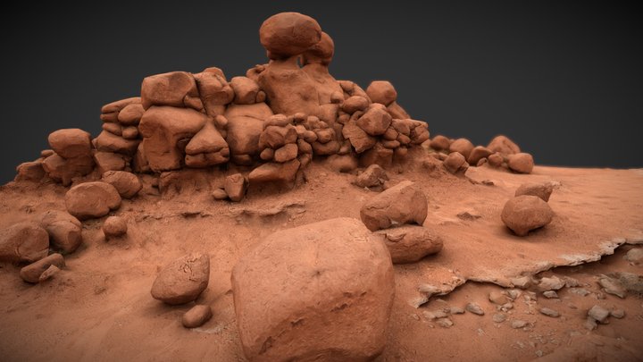 Goblin Hoodoos 3D Model