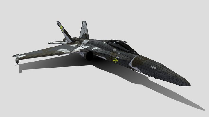 F/A-18 Hornet 3D Model