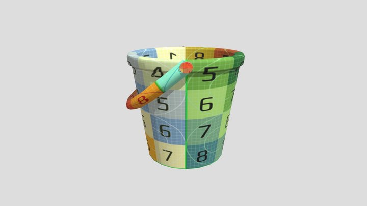 mapped_bucket 3D Model