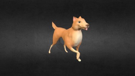 Zbursh Dog 3D Model