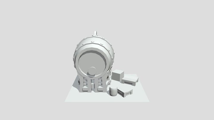 Keg (WIP) 3D Model