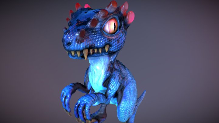 Fantasy Dragon Lizard (01 Ver.) 3D Model