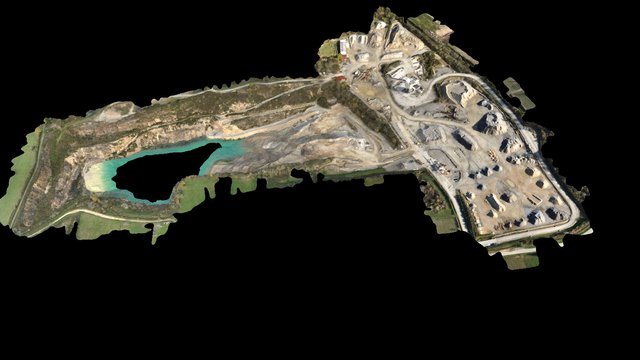 Modélisation 3D d'une carrière 3D Model