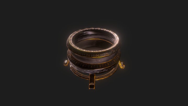 Celtic Cauldron 3D Model