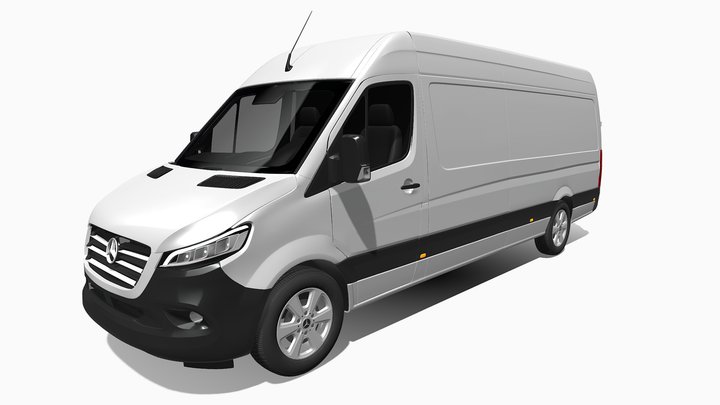 Mercedes-Benz Sprinter Panel Van H2 L3 3D Model