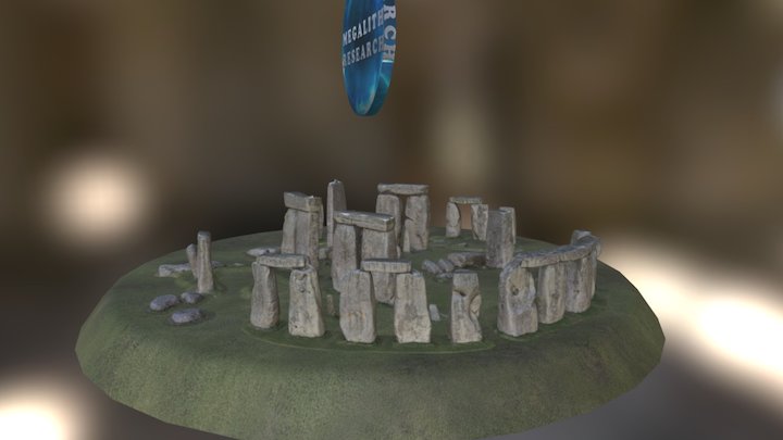 Stonehenge Model For Sketchfab 3D Model