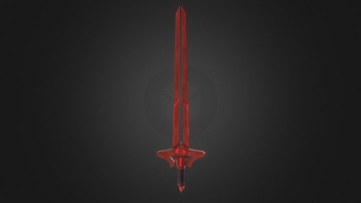 Worn Sword 3D Model