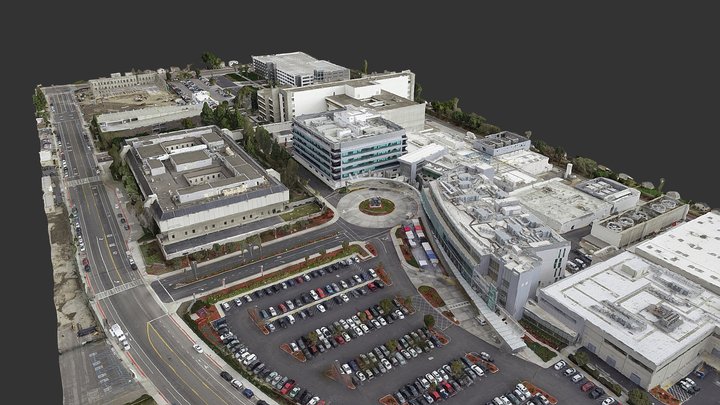 MLK Hospital Complex - Compton 3D Model