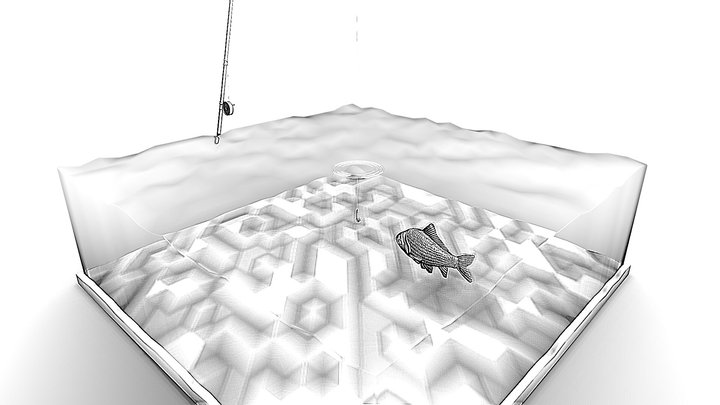 Go Fishing - Day 3 #3DInktober2019-Bait – Modello 3D gratuito STL