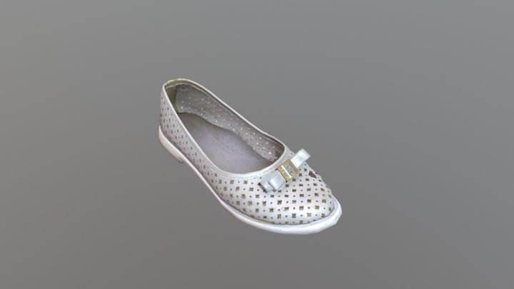 PB130 Shoe Low 3D Model