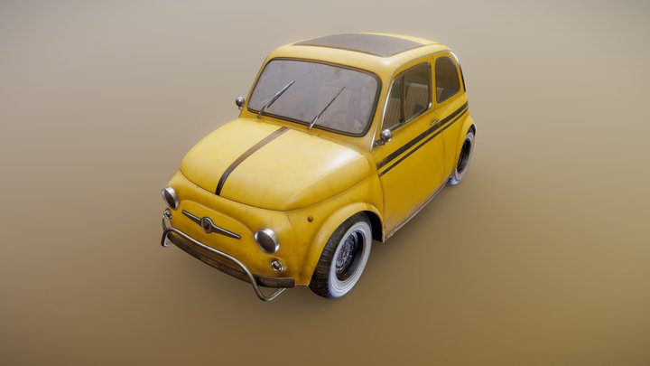 Fiat Abarth 695 3D Model