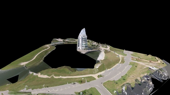 Exploration Tower Cape Canaveral 3D Model