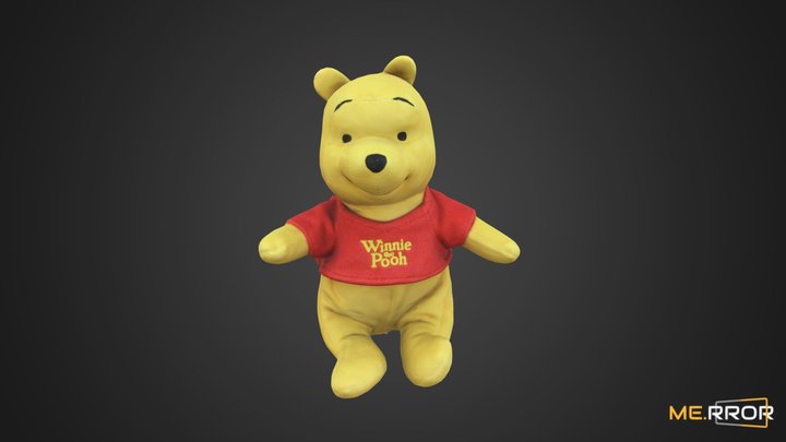 [Game-Ready] Winnie the Pooh Doll 3D Model