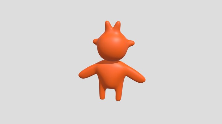 Cartoon Character 3D Model