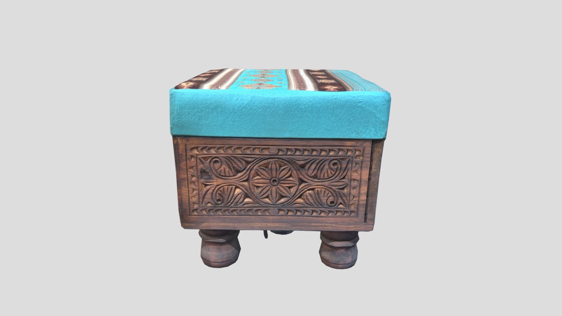 Torqoise stool Post Processed - 3D model by rehman.rafiq [6d67e60 ...
