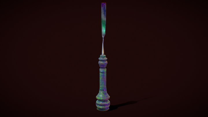 Paint Knife 3D Model