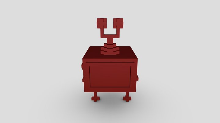 TV VOXEL 3D Model
