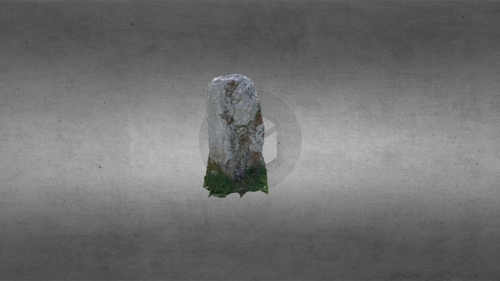 Menhir Mané Kerioned 3D Model