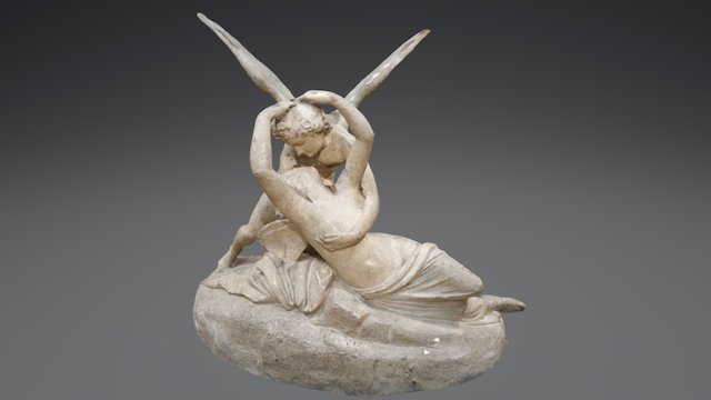 Psyche Revived by Cupid's Kiss 3D Model