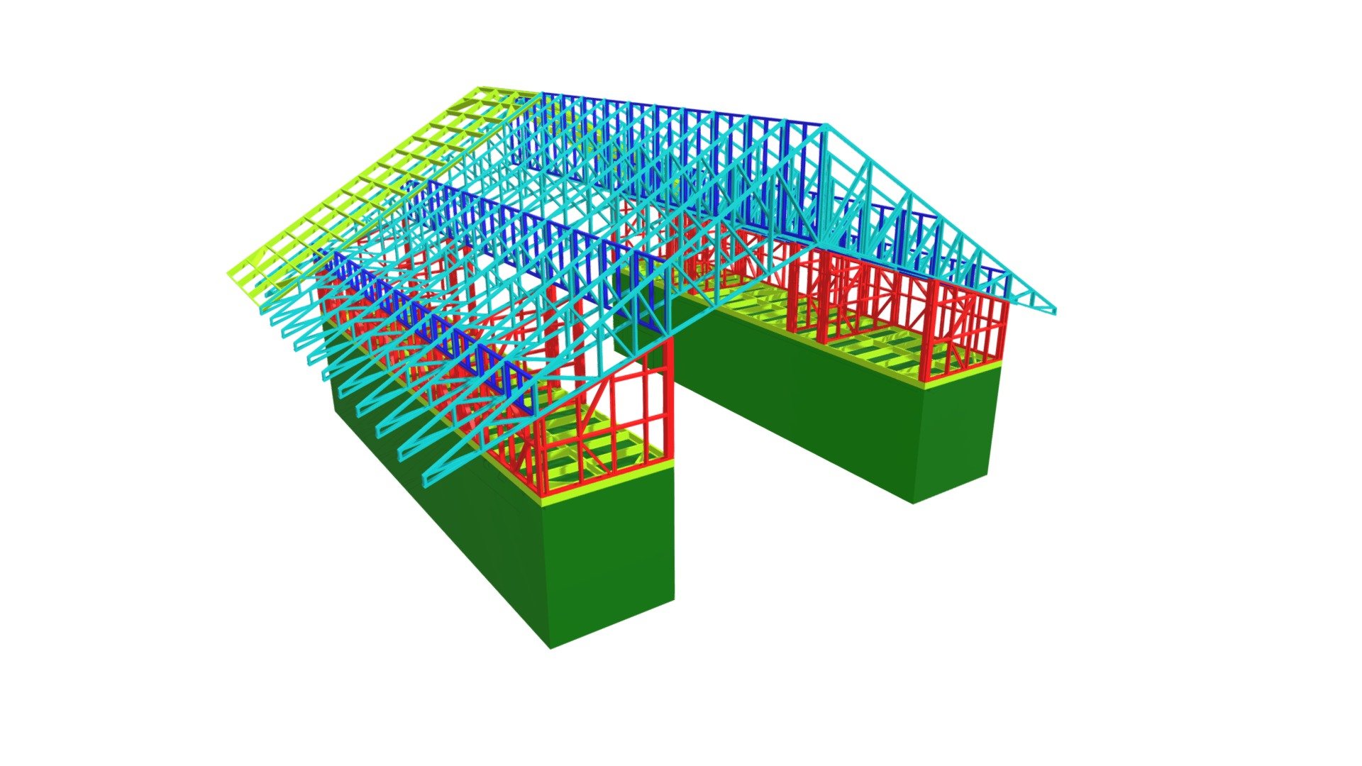 230606-1BN 40ft Container Framing - Download Free 3D model by UyJestoY ...
