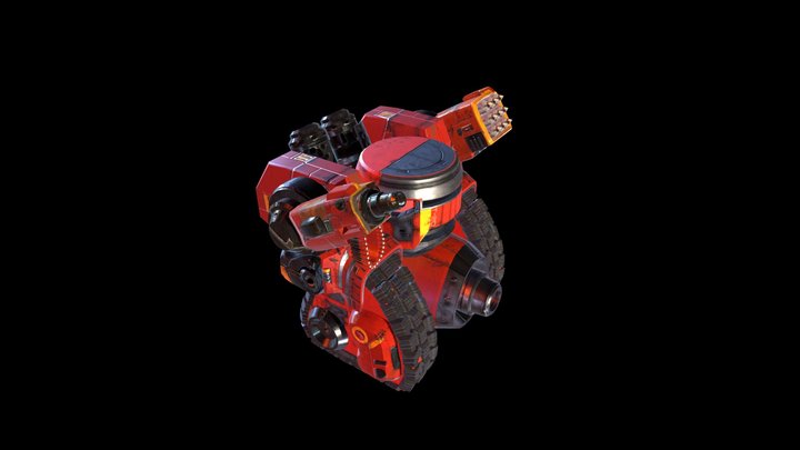 Red Bot_MK 3D Model
