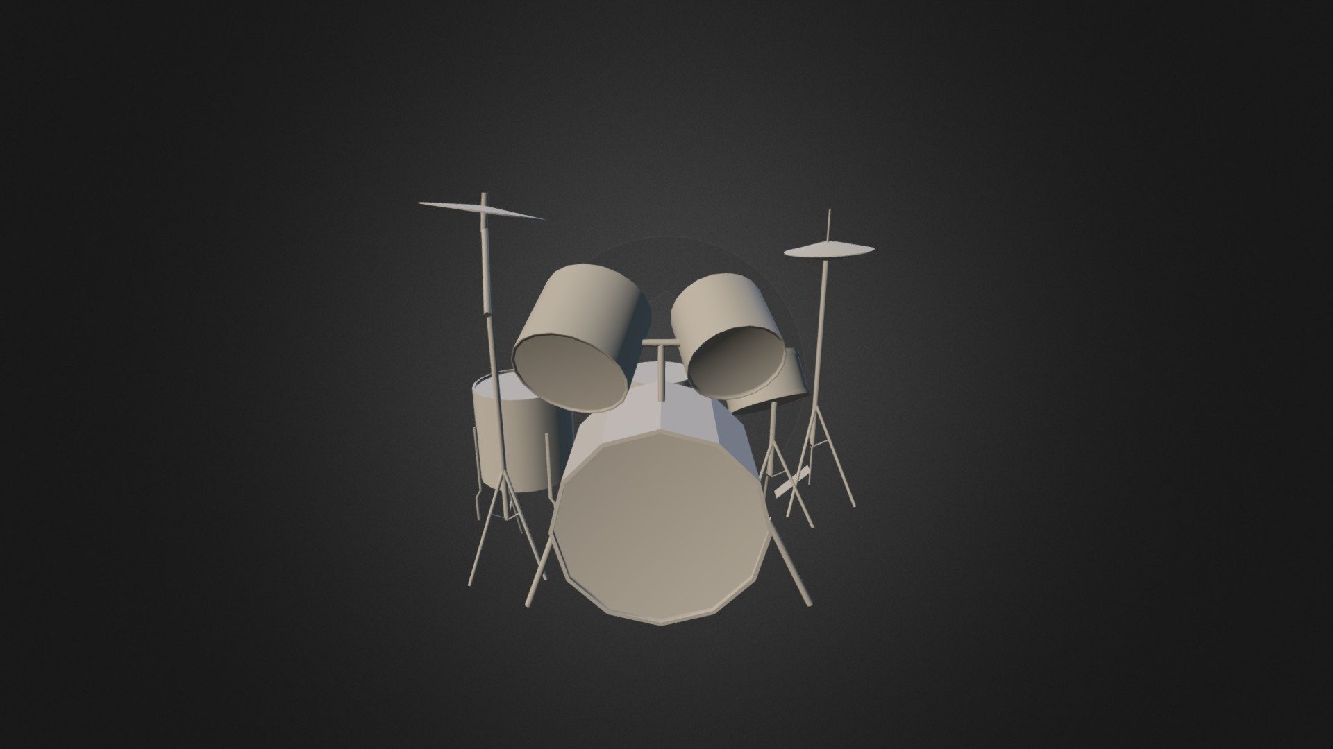 Drum Kit - Download Free 3D model by sanche [6d6bb2a] - Sketchfab