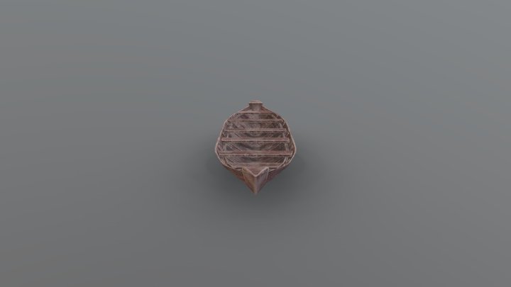 damaged boat 3D Model