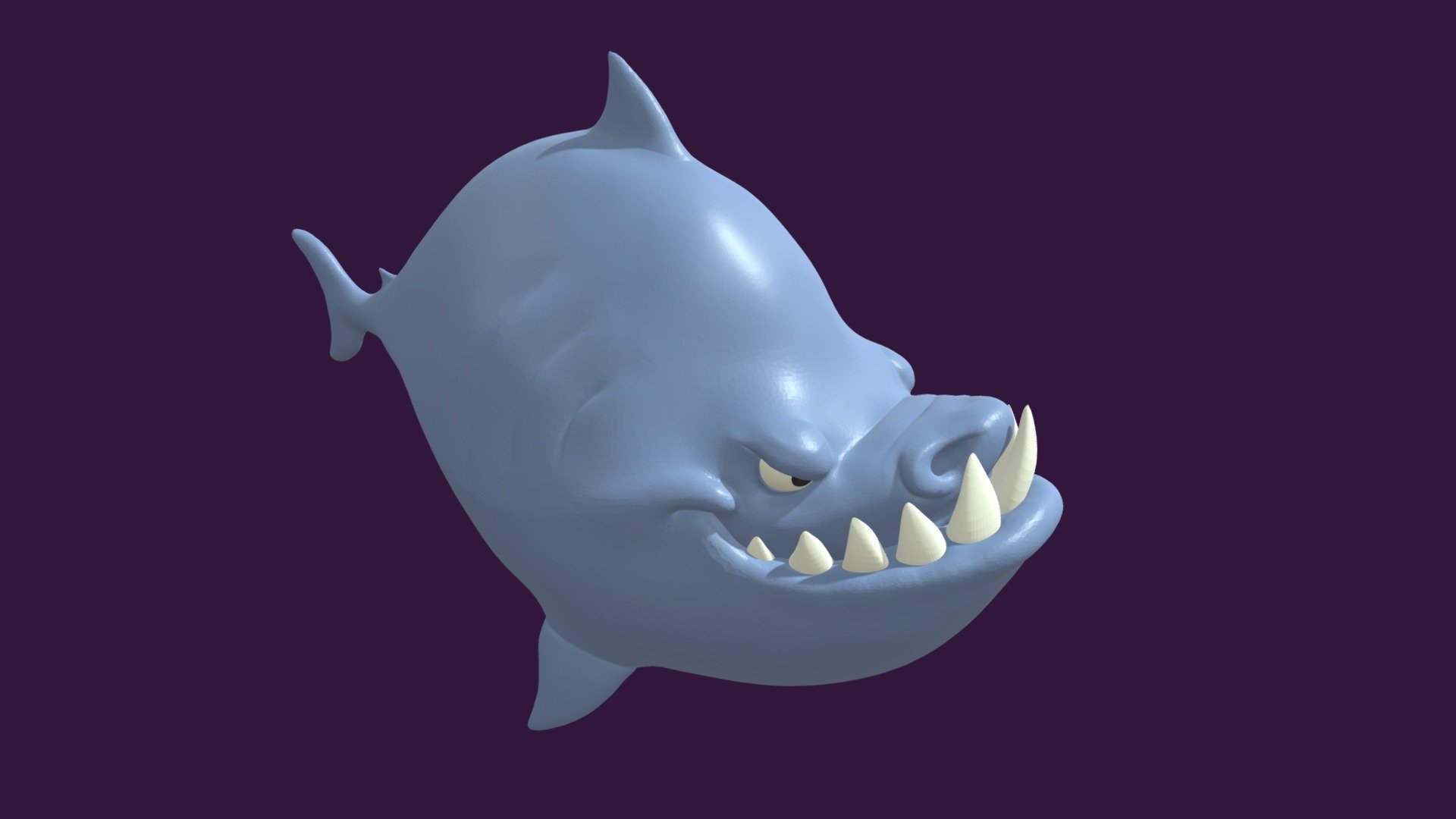 Shark sculpture