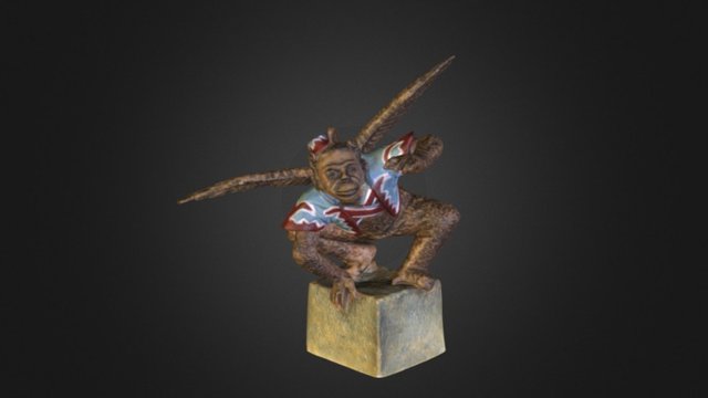 Flying Monkey 3D Model