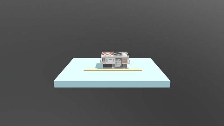 Float Home 3D Model