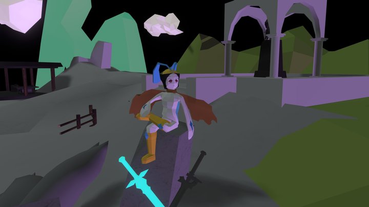 LowPoly3D角色期末作業 3D Model