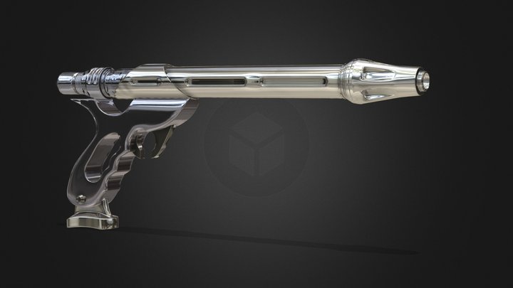 WESTAR-34 blaster pistol 3D Model