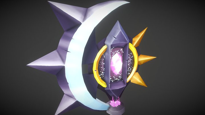 Stylized Axe - Rough Color/Mat Blockout 3D Model