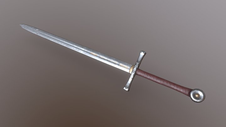 Medieval Sword 3D Model