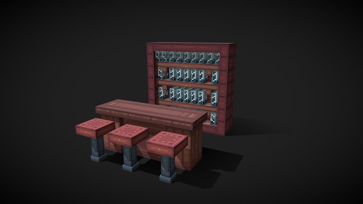 Bar (32x) Free Download 3D Model