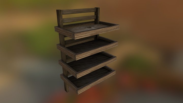 Farm Shelves 3D Model