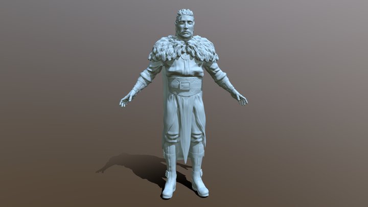 GART120 Character Elf Clothes 3D Model