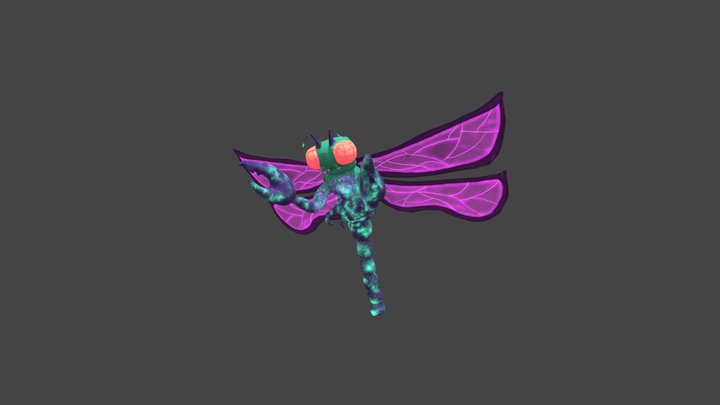 Scorpionfly Attack 3D Model