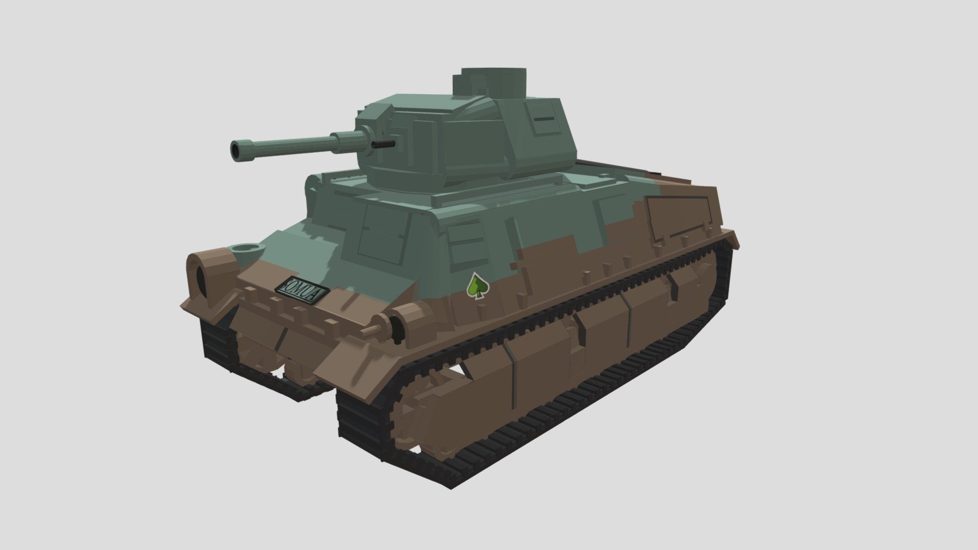 Somua S-35 Tank for Minecraft Bedrock - 3D model by Ivon852 [6d74609 ...