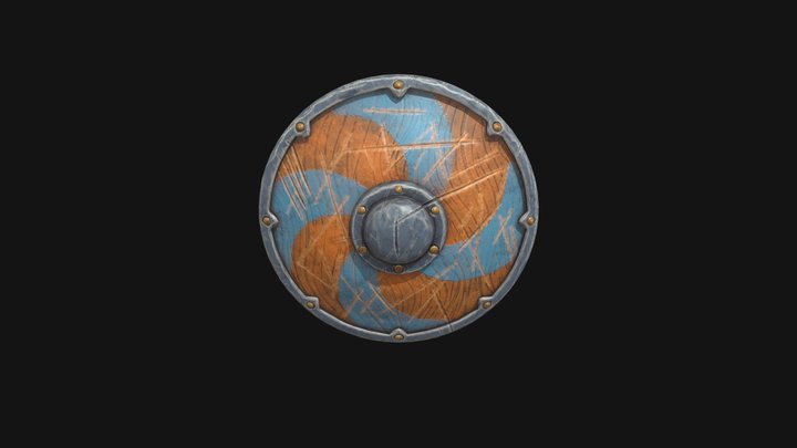 Viking shield 3D Model