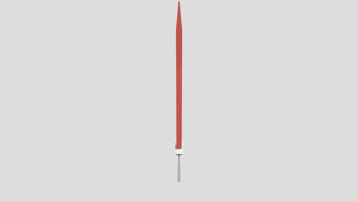 Dragon Longsword 3D Model