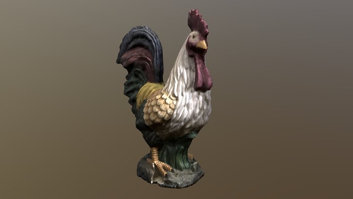 Rooster Photogrammetry 3D Model