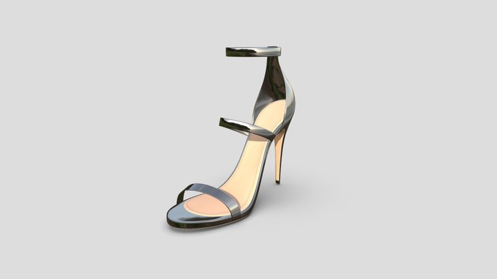 Triple Strap Sandal High Heels