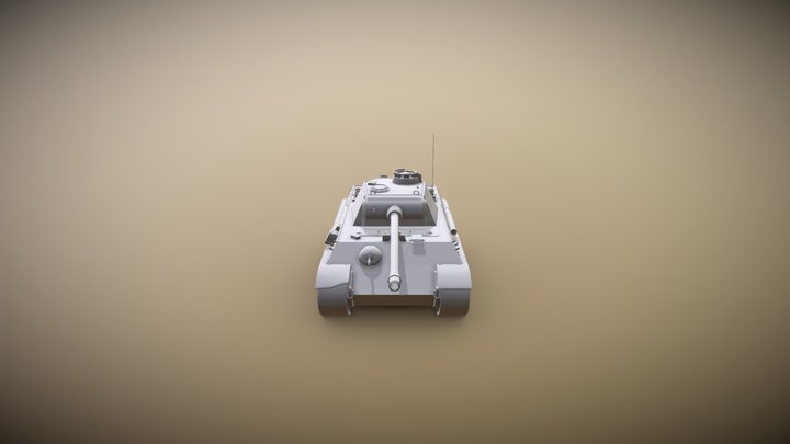 Panzerkampfwagen V ''Panther'' ausf. G 3D Model