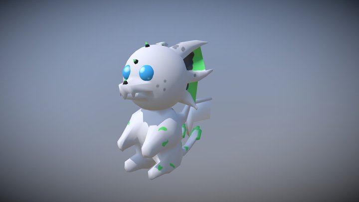 Chibified Hemiko (3D Model) 3D Model