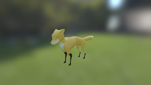 Fox_Idle 3D Model